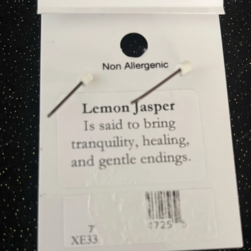 Lemon Jasper Earrings